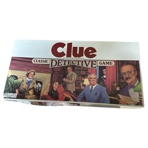 Vintage Clue Board Game 1986 Edition Complete Classic Parker Brothers Complete‎